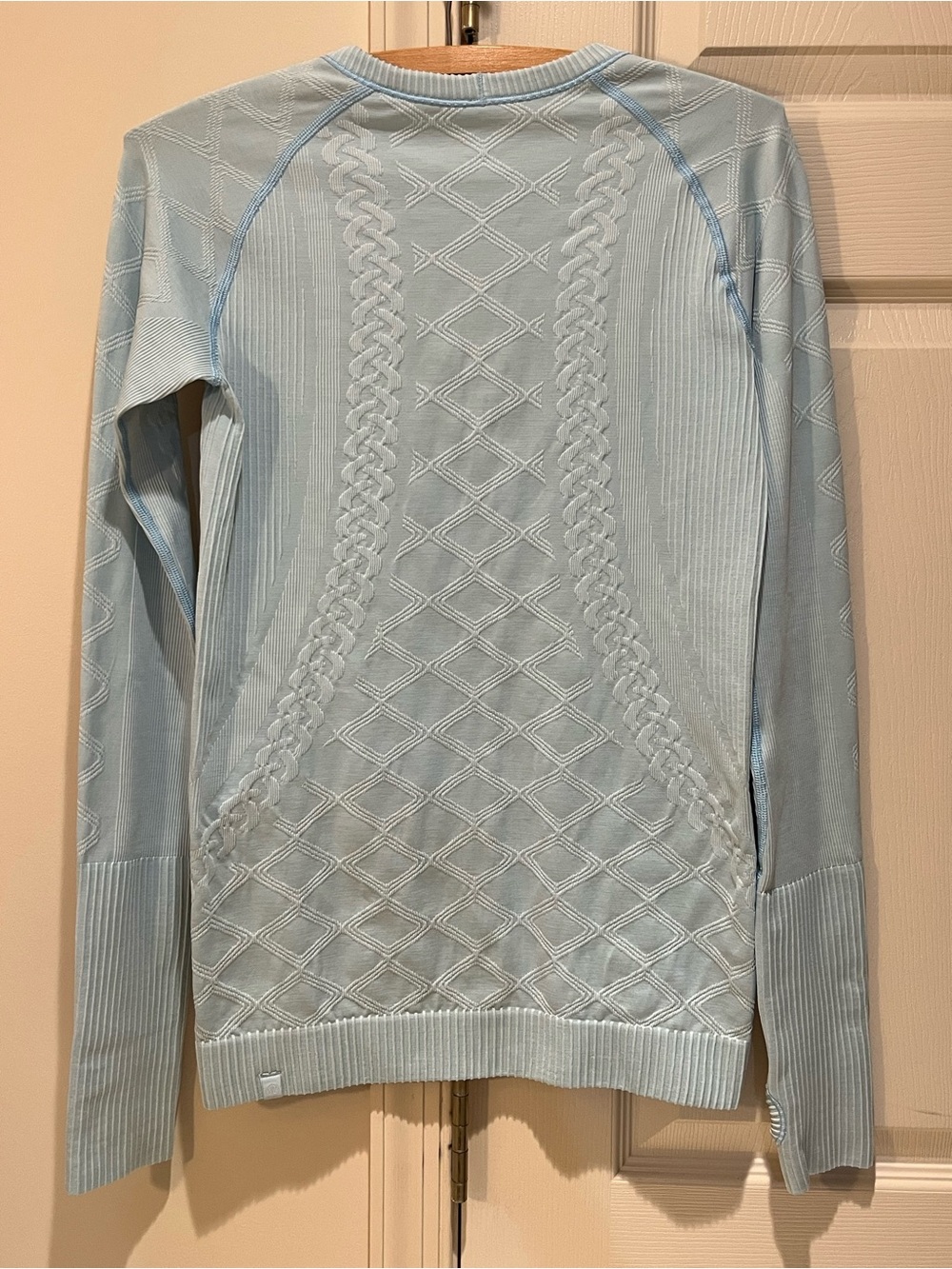 lululemon Rest Less Light Blue Crewneck Pullover size 4 - Picture 5 of 10